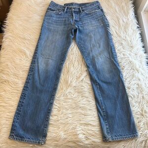 Vintage Y2K Abercrombie & Fitch Distressed Slim Straight Denim Jeans Men’s 30x30